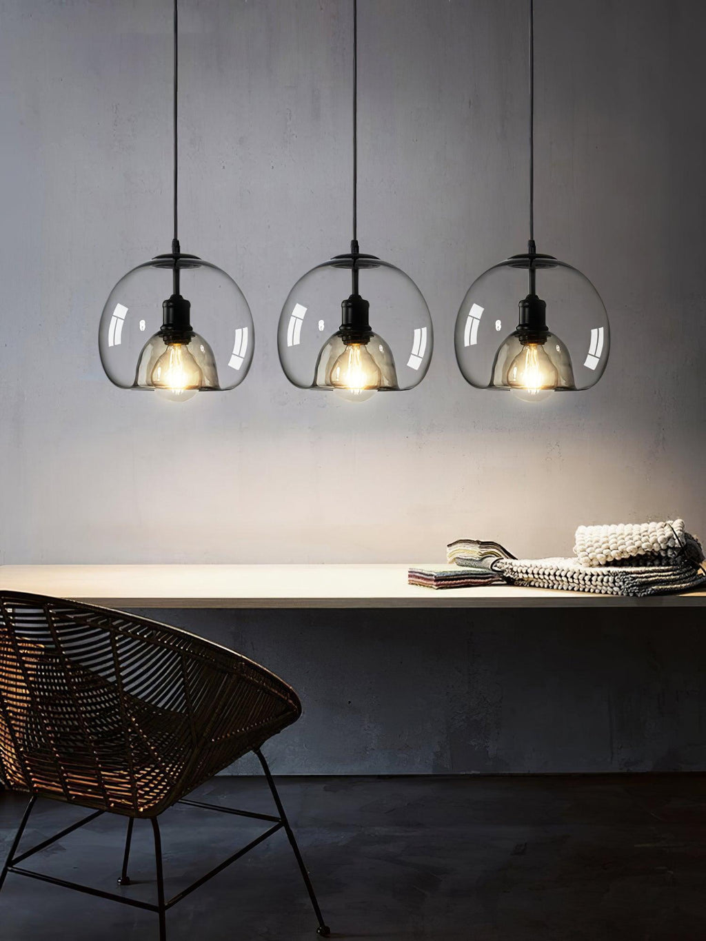 Zelirila Nordic Art Pearl Glass Pendant Lamp - Neutralighting