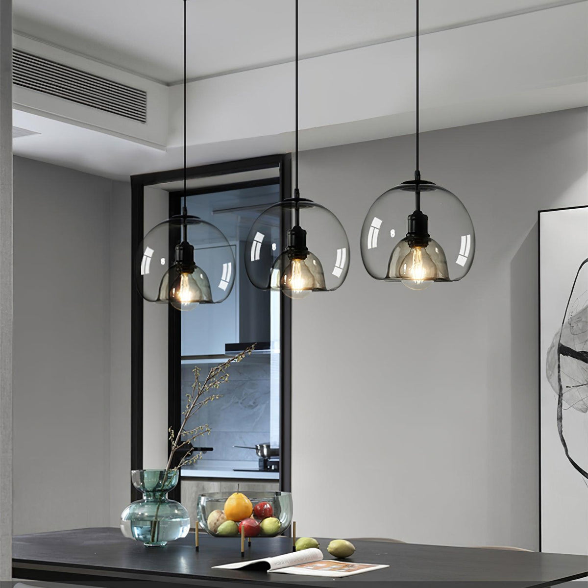 Zelirila Nordic Art Pearl Glass Pendant Lamp - Neutralighting