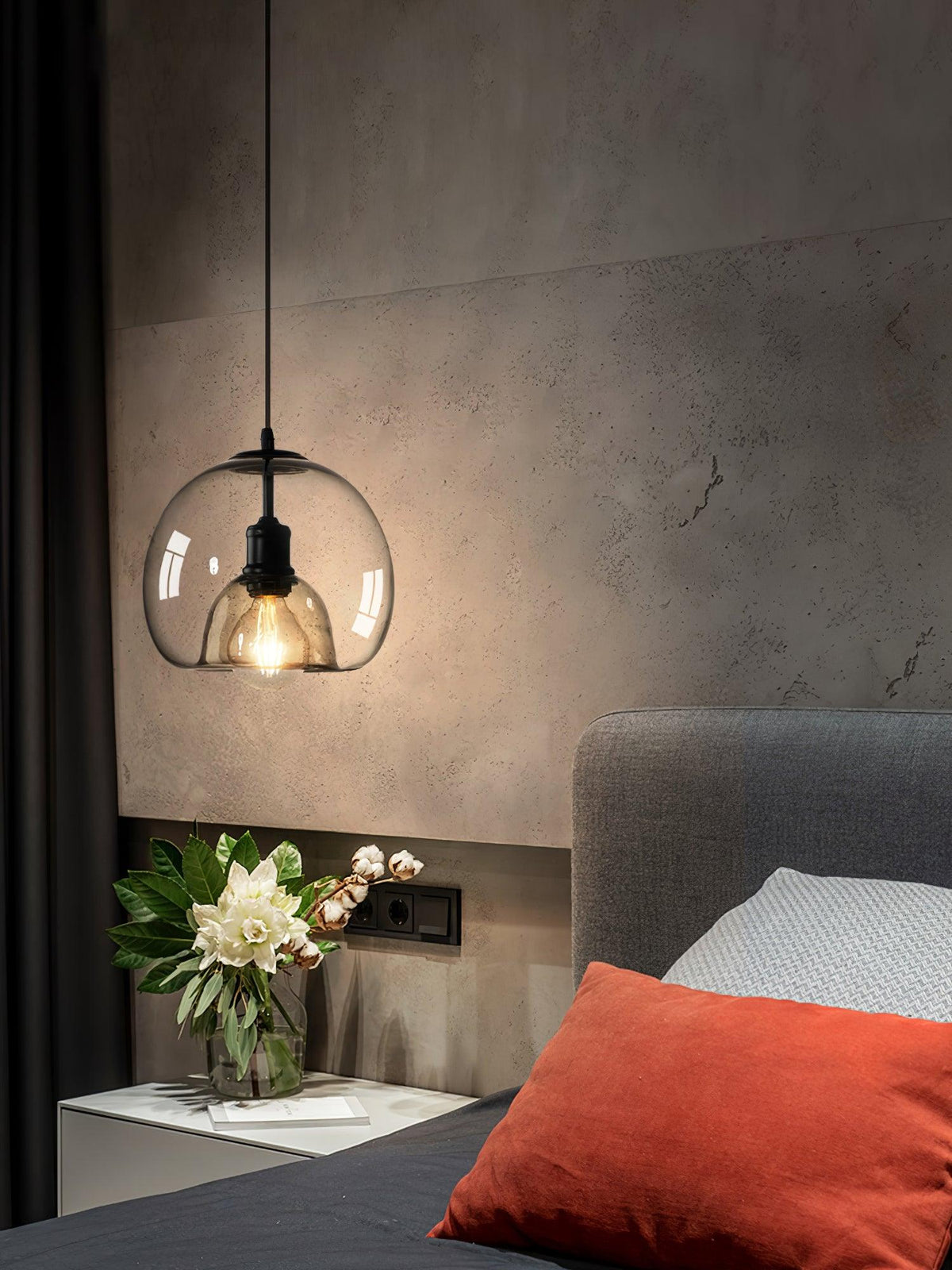 Zelirila Nordic Art Pearl Glass Pendant Lamp - Neutralighting