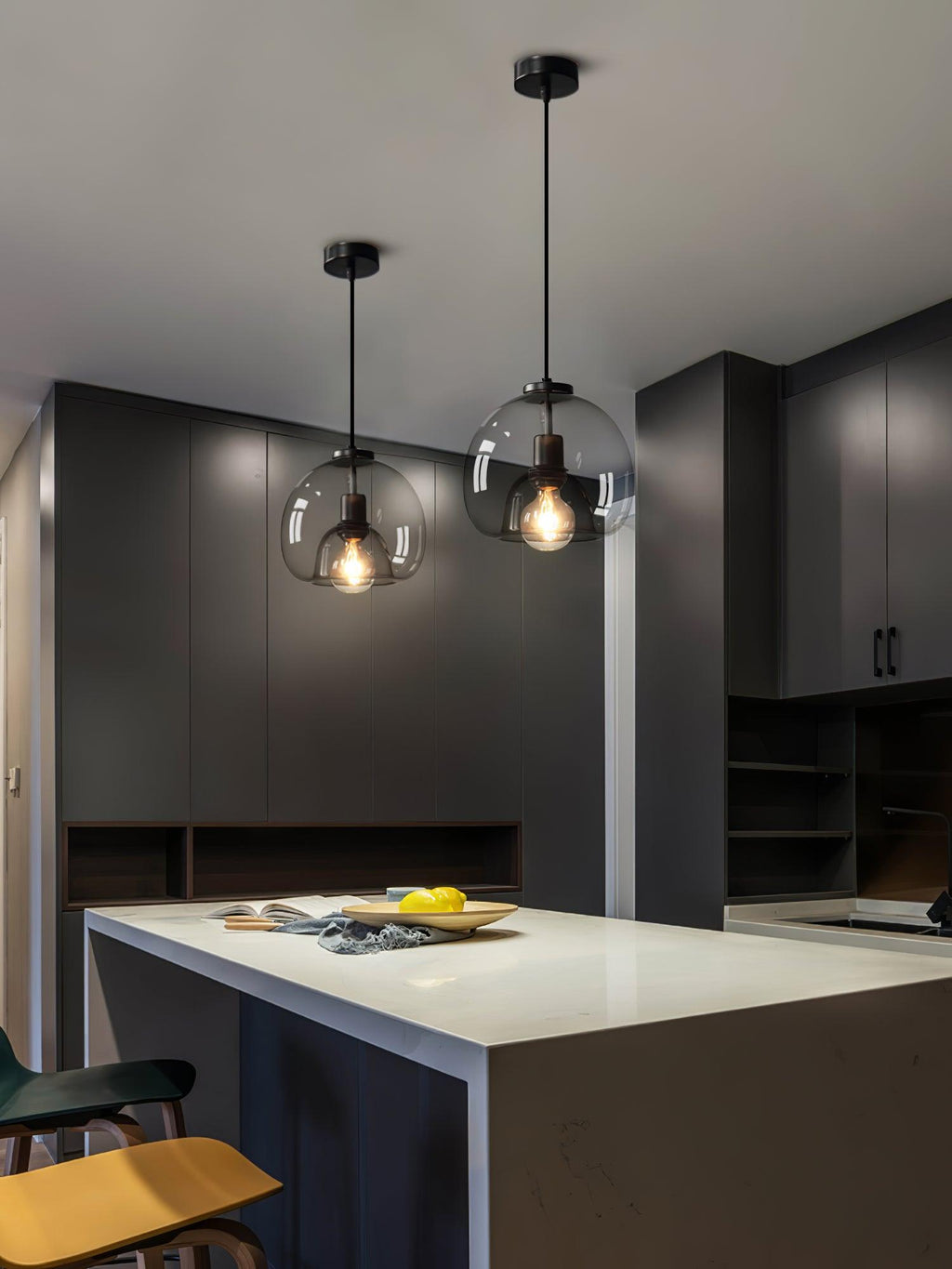 Zelirila Nordic Art Pearl Glass Pendant Lamp - Neutralighting