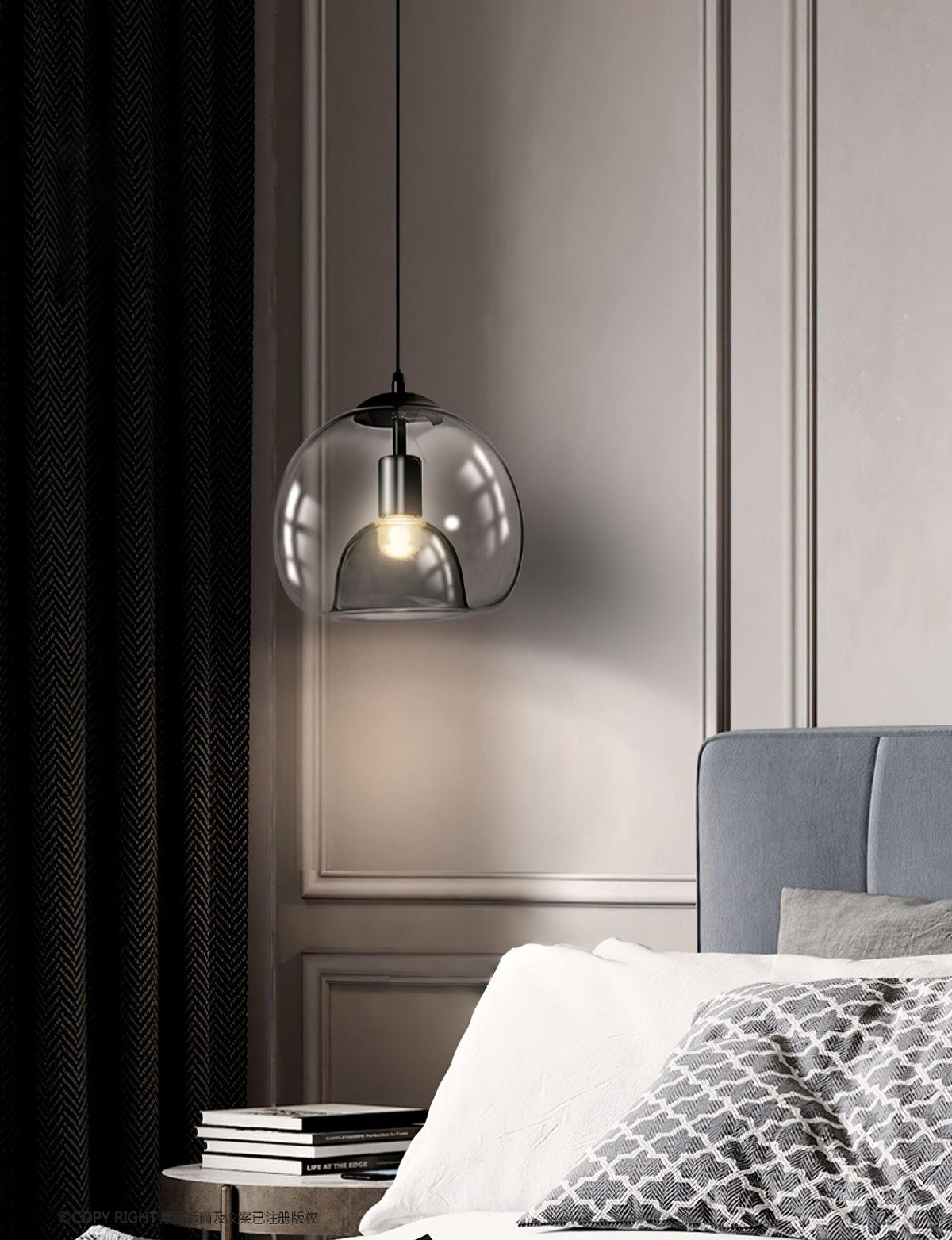 Zelirila Nordic Art Pearl Glass Pendant Lamp - Neutralighting