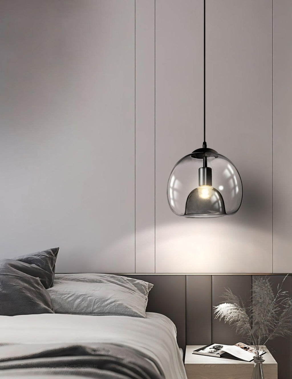 Zelirila Nordic Art Pearl Glass Pendant Lamp - Neutralighting