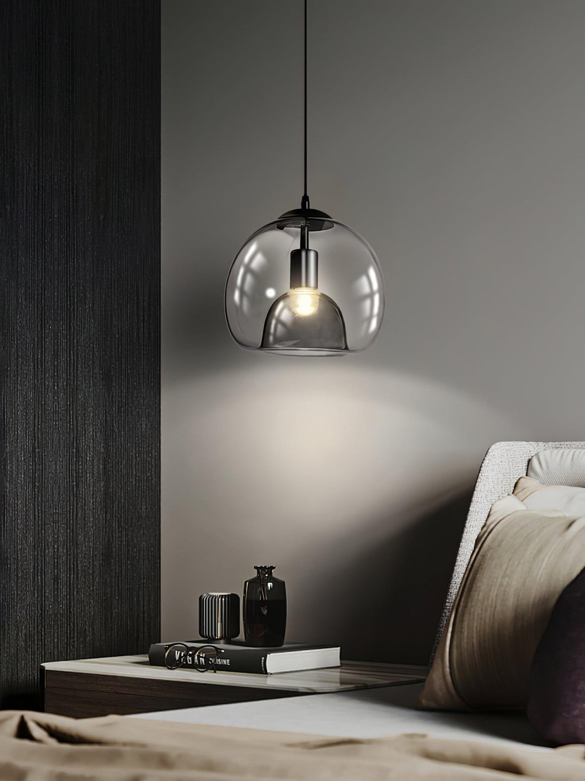 Zelirila Nordic Art Pearl Glass Pendant Lamp - Neutralighting