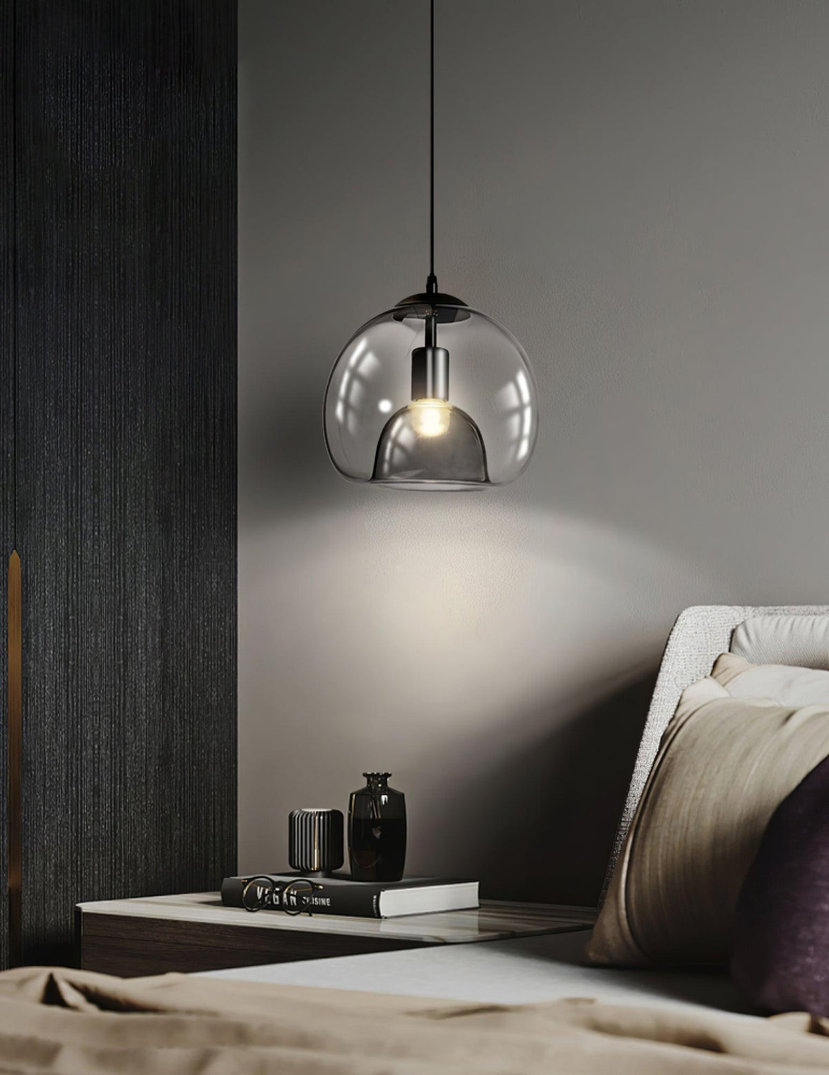 Zelirila Nordic Art Pearl Glass Pendant Lamp - Neutralighting