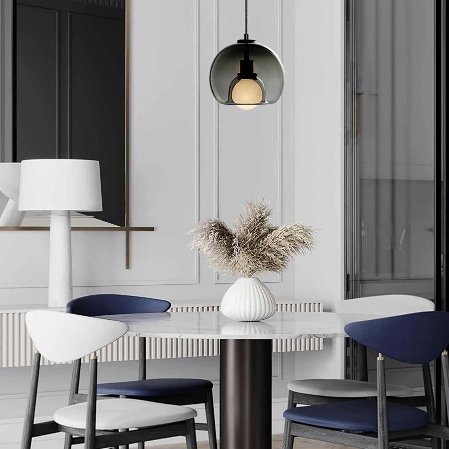 Neritha Suspension Contemporaine en Verre - Neutralighting