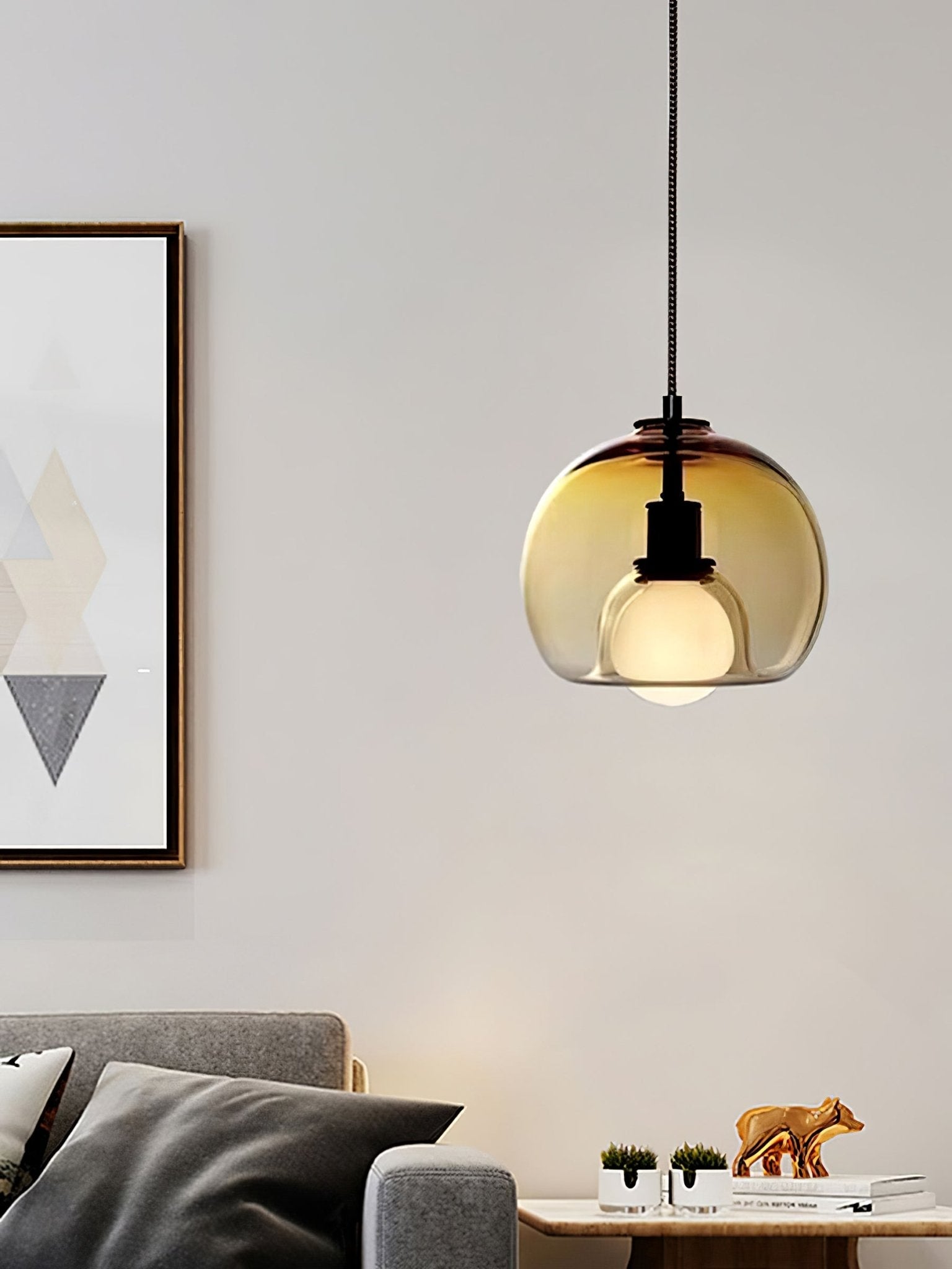 Neritha Suspension Contemporaine en Verre - Neutralighting