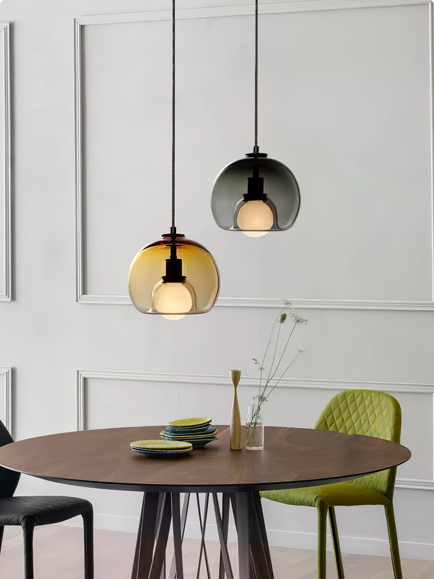 Neritha Suspension Contemporaine en Verre - Neutralighting
