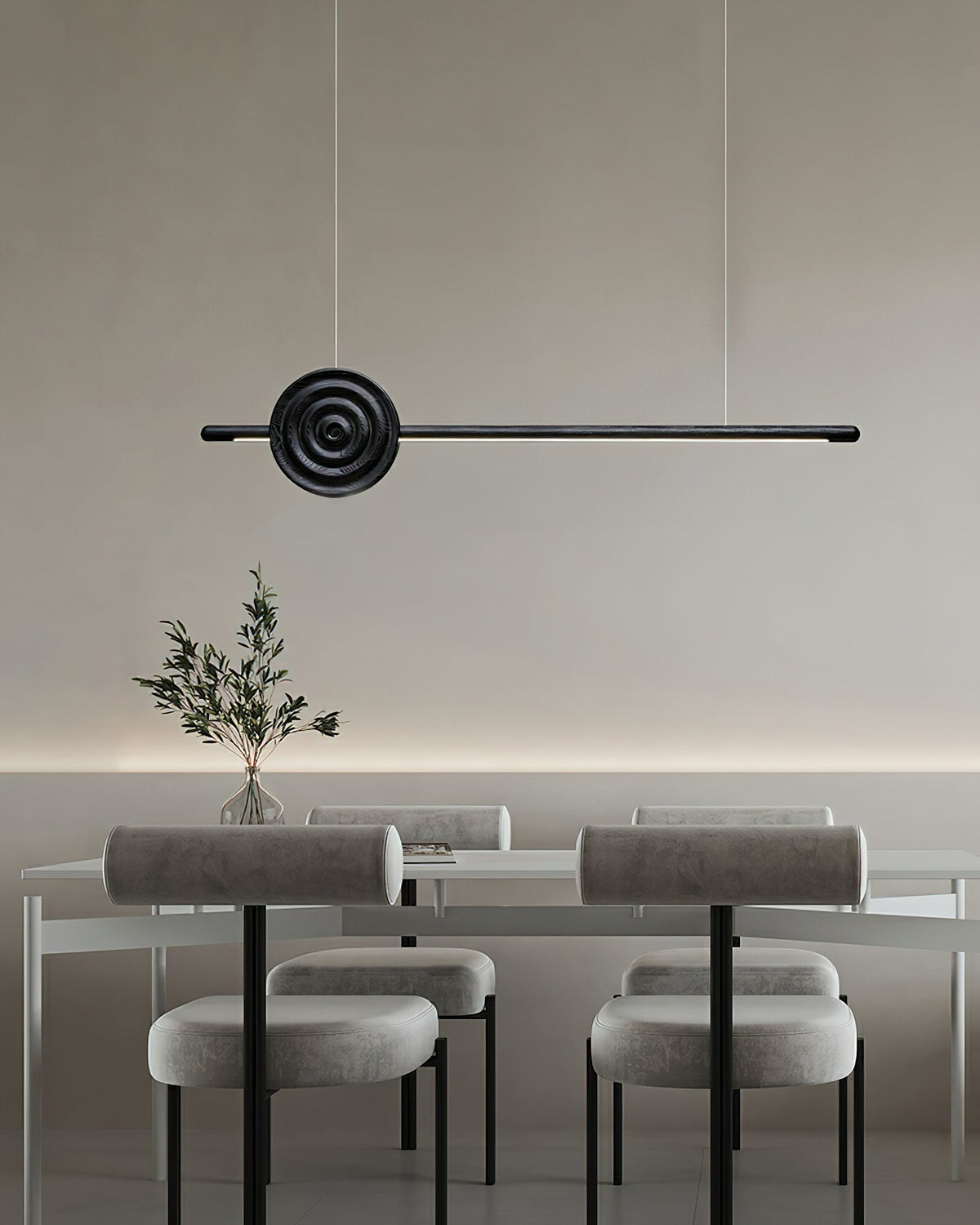 Aurora Lustre Erhu Bois - Neutralighting