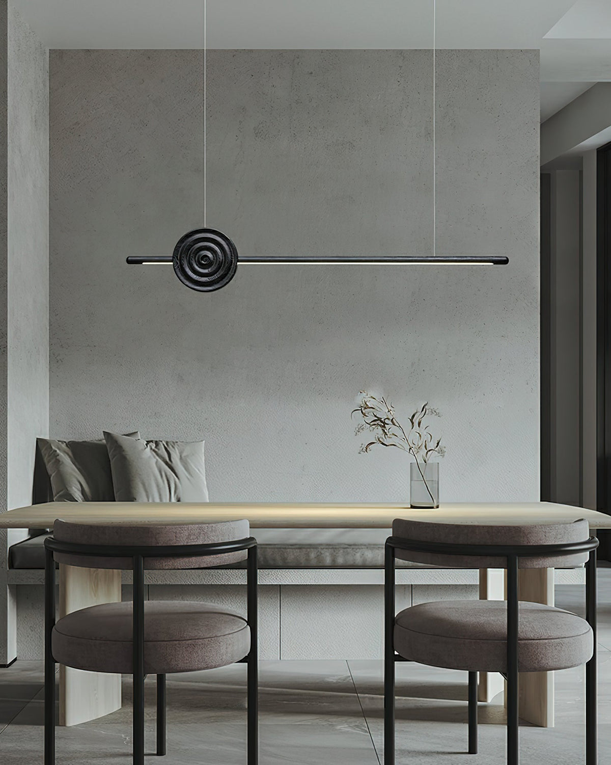 Aurora Lustre Erhu Bois - Neutralighting