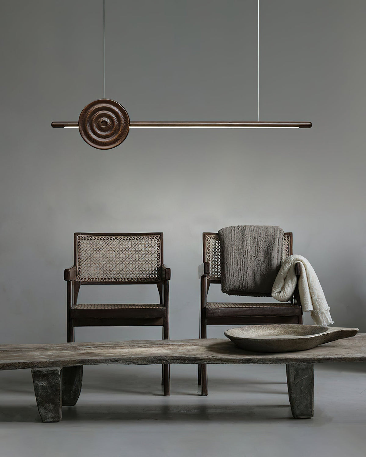 Aurora Lustre Erhu Bois - Neutralighting