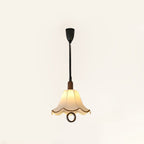 Eurvaryra Classique Élégance Tissu Bois Suspension Lumière - Neutralighting