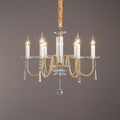Ilphaara Chandelier Laiton Cristal Luxe Postmoderne Salon - Neutralighting