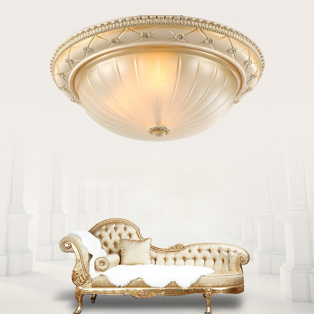 Evtalen Plafonnier en Résine et Verre Vintage - Neutralighting