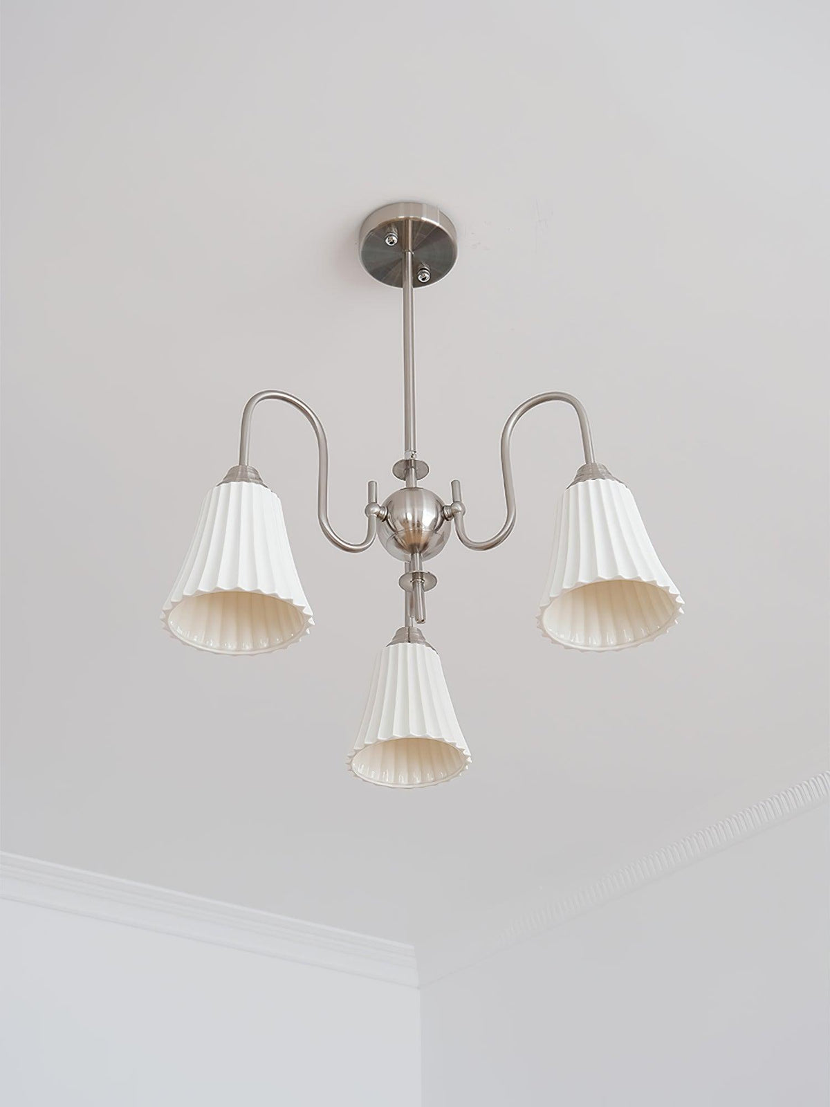 Lustra Lustre Moderne Céramique Plissée - Neutralighting