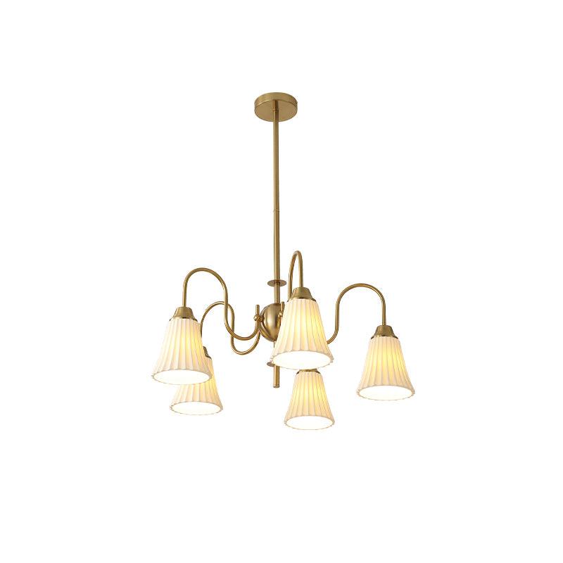 Lustra Lustre Moderne Céramique Plissée - Neutralighting