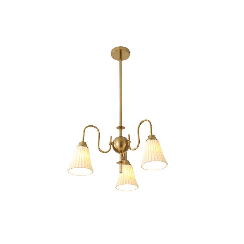 Lustra Lustre Moderne Céramique Plissée - Neutralighting
