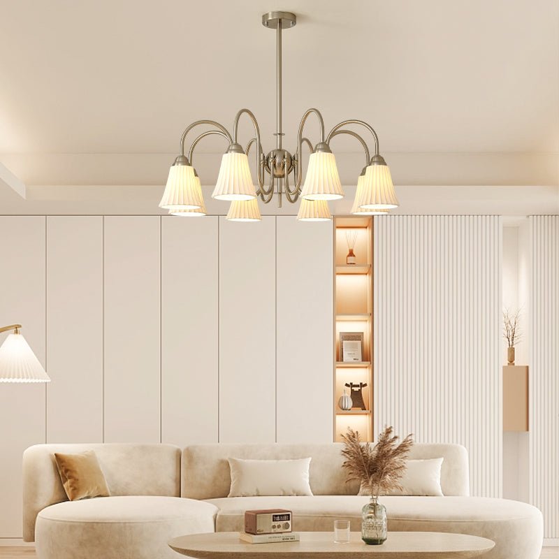 Lustra Lustre Moderne Céramique Plissée - Neutralighting