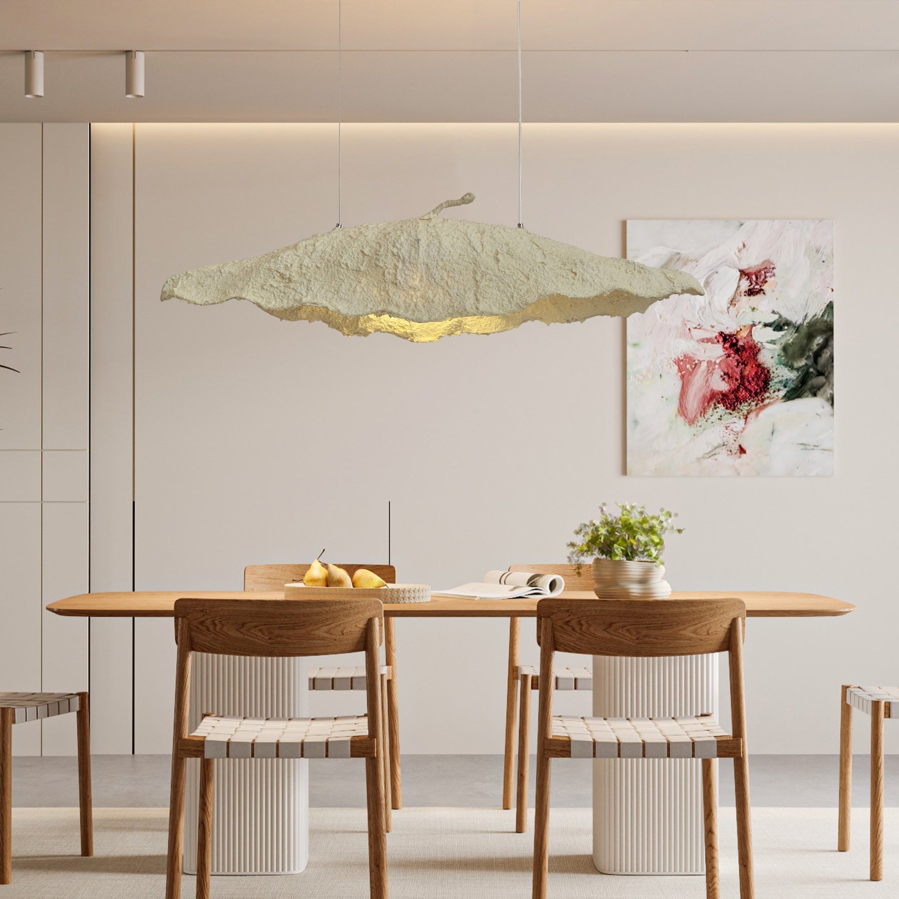 Altalis Artisanal Pulpe Papier Suspension Lumière - Neutralighting