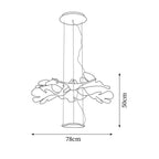 Etoile Lampe Pendante Ondulée LED Organique - Neutralighting