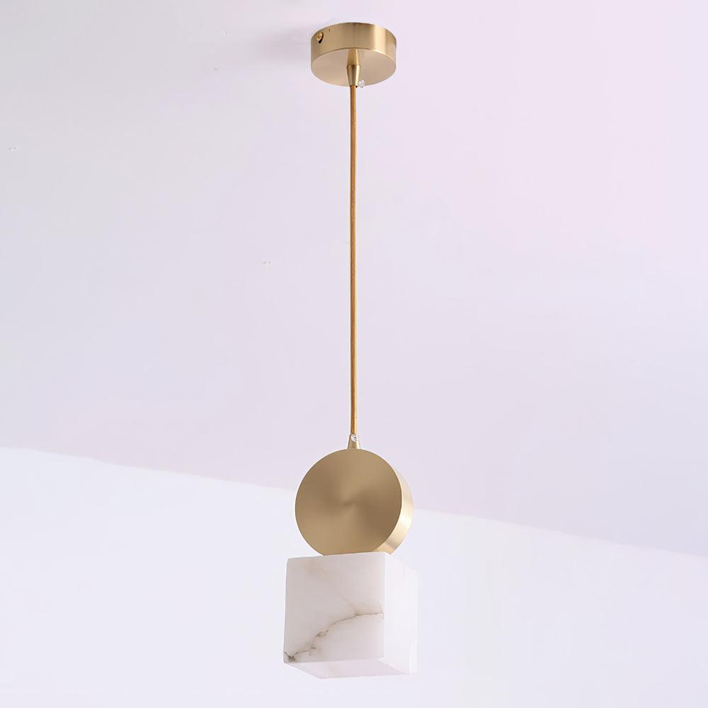 Lyrindis Cylindre Albâtre Pendentif Lumière - Neutralighting