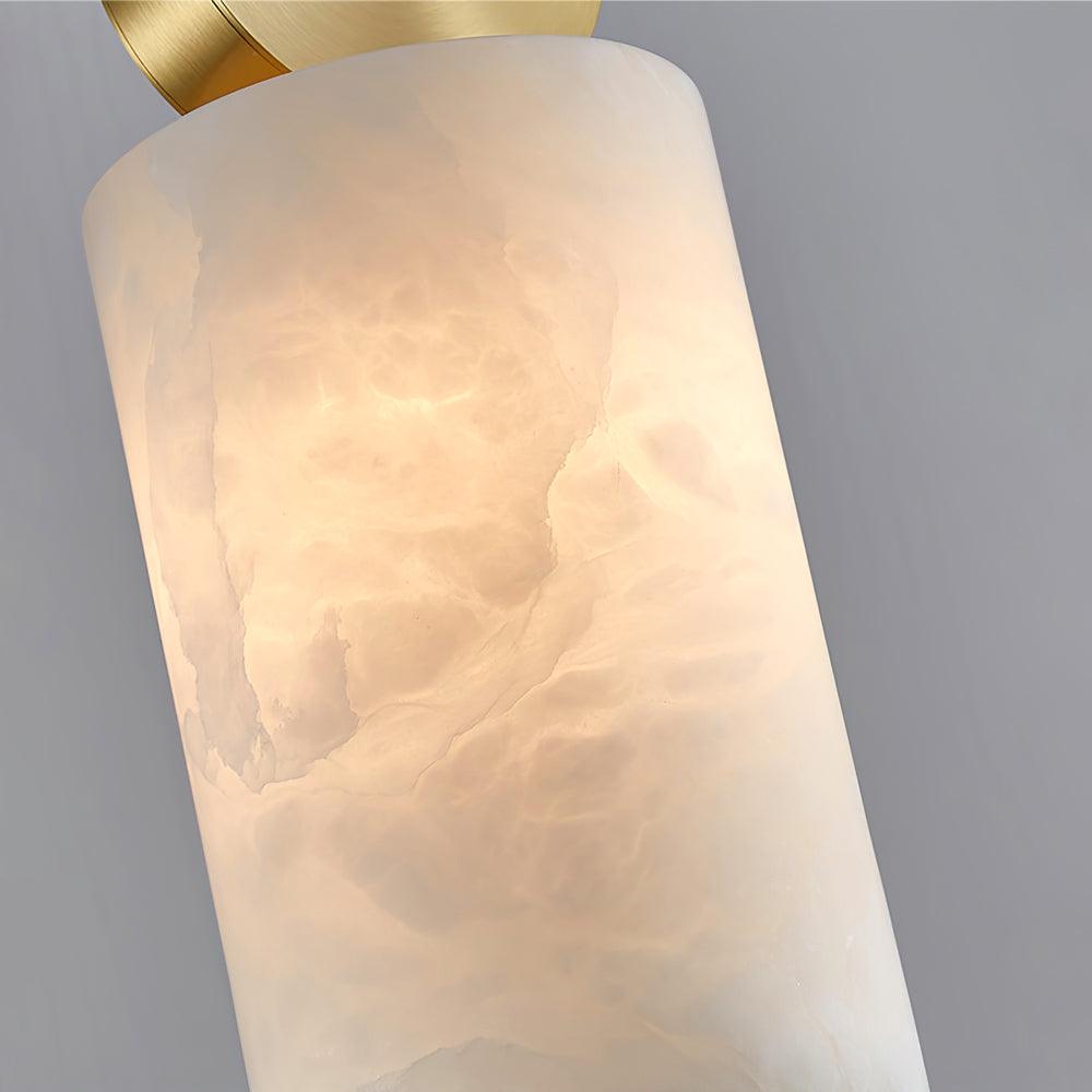 Lyrindis Cylindre Albâtre Pendentif Lumière - Neutralighting
