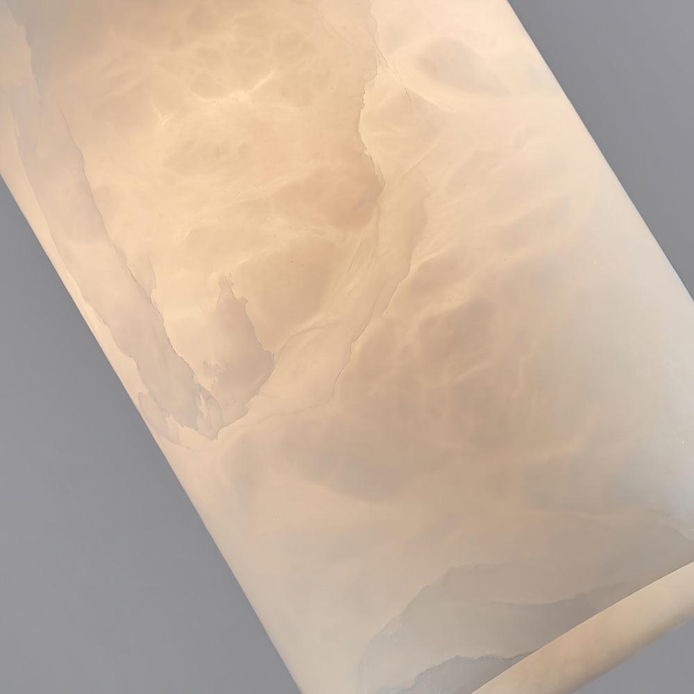 Lyrindis Cylindre Albâtre Pendentif Lumière - Neutralighting