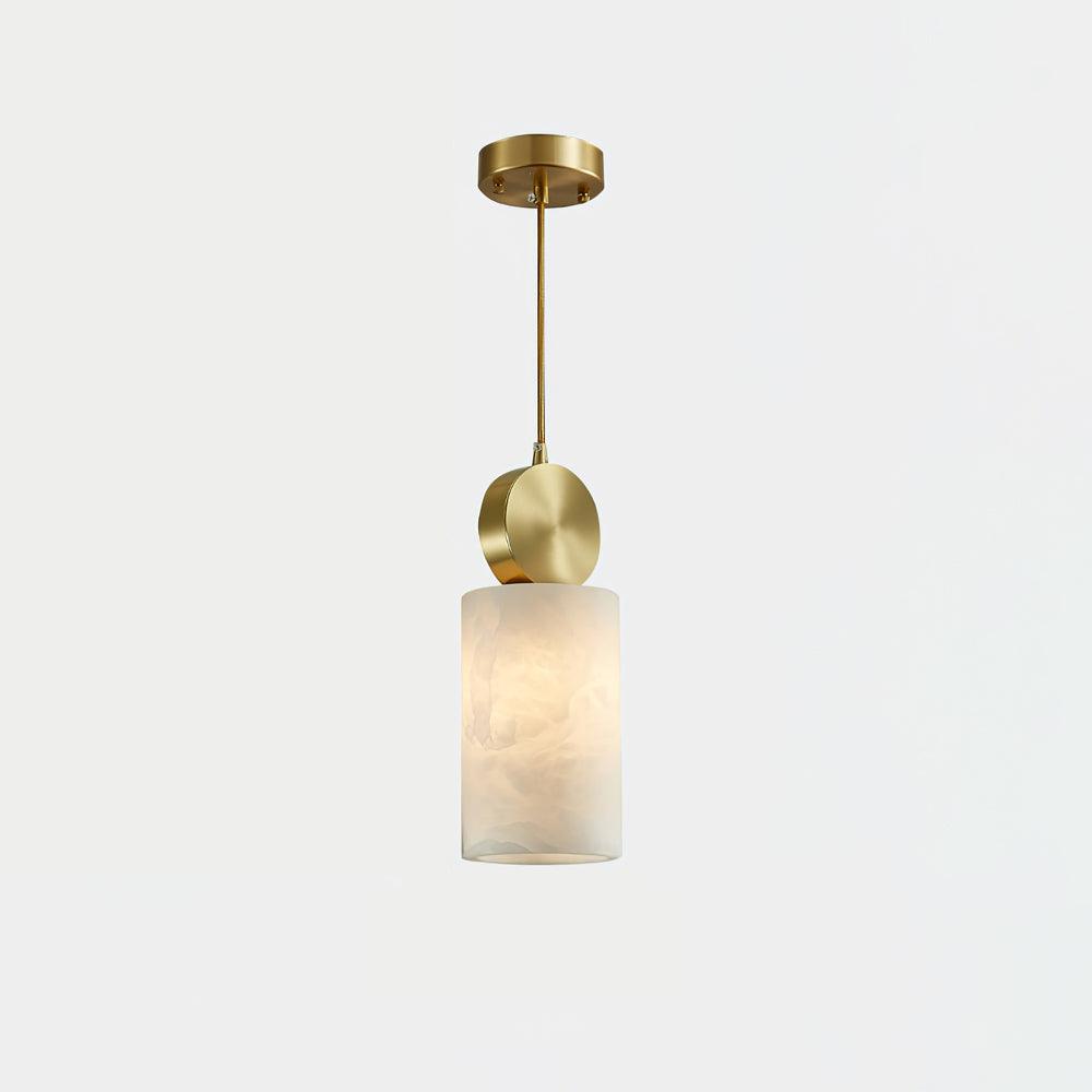 Lyrindis Cylindre Albâtre Pendentif Lumière - Neutralighting