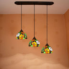 Tiffany Vintage Suspension Tachée Métal Verre Chambre À Coucher - Neutralighting