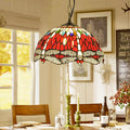 Tiffany Vintage LED Suspension Verre Chambre À Coucher/Salon - Neutralighting
