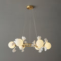 Olivia Chandelier en Céramique Florale et Laiton - Neutralighting