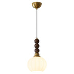 Vothaila Suspension en Verre Vintage et Bois - Neutralighting