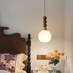 Vothaila Suspension en Verre Vintage et Bois - Neutralighting
