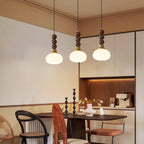 Vothaila Suspension en Verre Vintage et Bois - Neutralighting