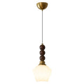 Vothaila Suspension en Verre Vintage et Bois - Neutralighting