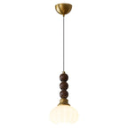 Vothaila Suspension en Verre Vintage et Bois - Neutralighting
