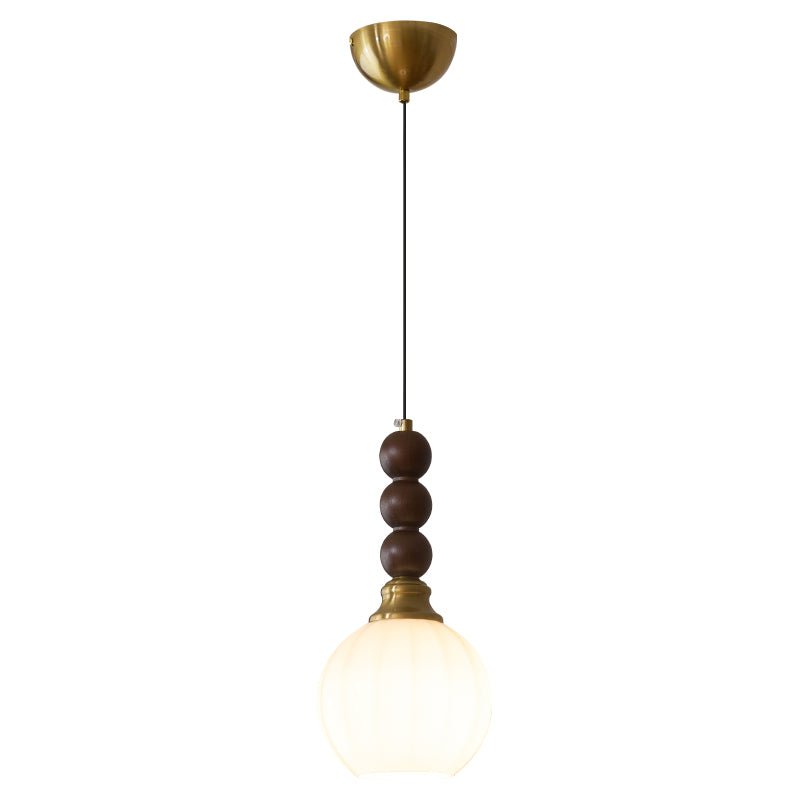 Vothaila Suspension en Verre Vintage et Bois - Neutralighting