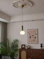 Vothaila Suspension en Verre Vintage et Bois - Neutralighting