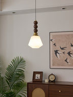 Vothaila Suspension en Verre Vintage et Bois - Neutralighting
