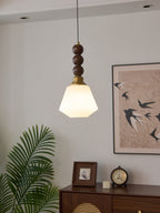 Vothaila Suspension en Verre Vintage et Bois - Neutralighting