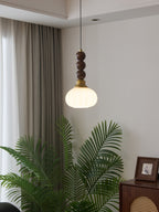 Vothaila Suspension en Verre Vintage et Bois - Neutralighting