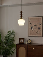 Vothaila Suspension en Verre Vintage et Bois - Neutralighting