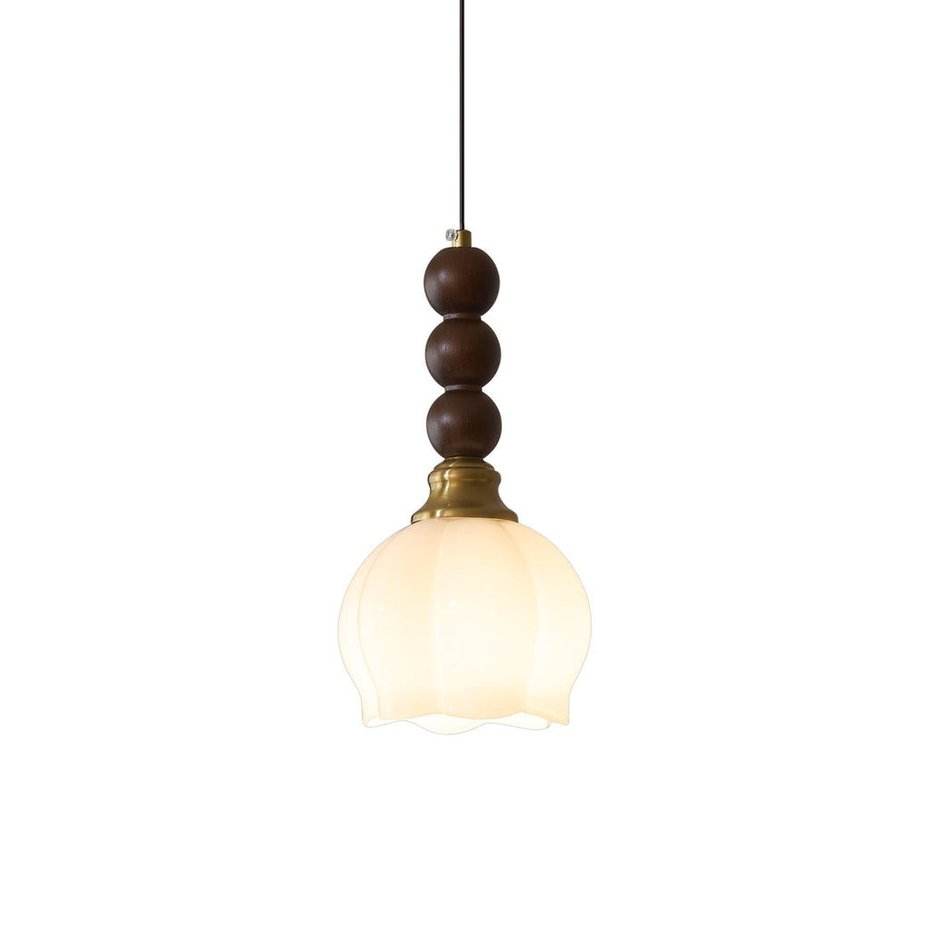 Vothaila Suspension en Verre Vintage et Bois - Neutralighting