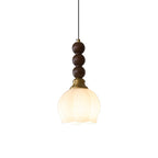 Vothaila Suspension en Verre Vintage et Bois - Neutralighting