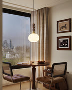 Vothaila Suspension en Verre Vintage et Bois - Neutralighting