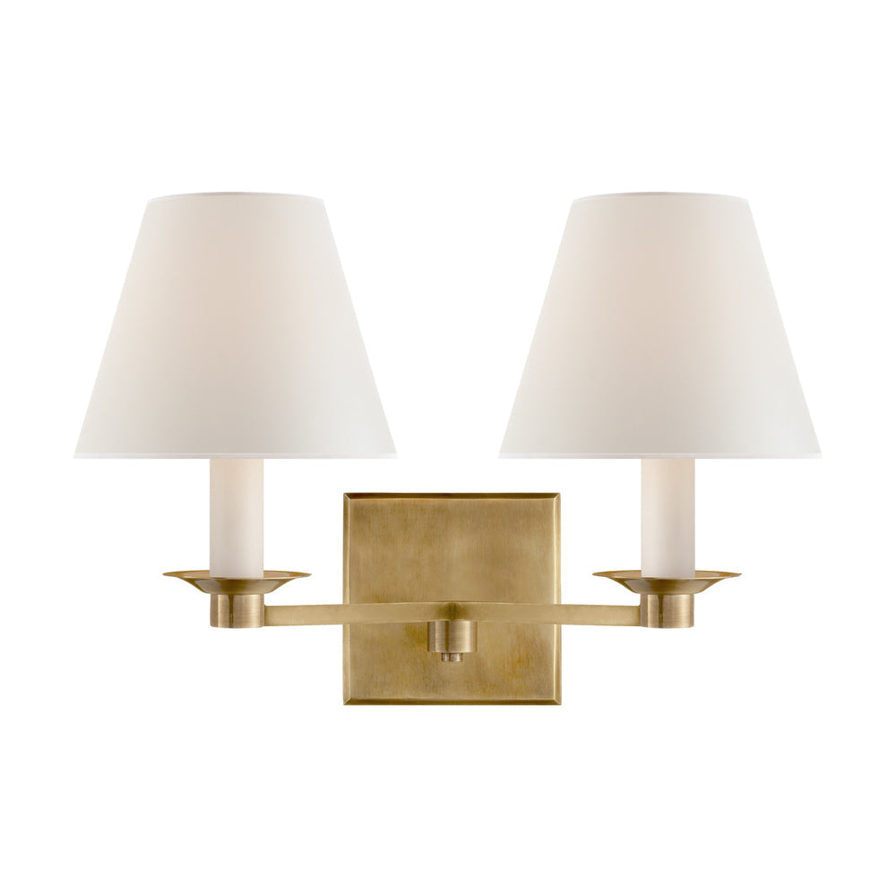 Evans Applique Murale Double Bras - Neutralighting