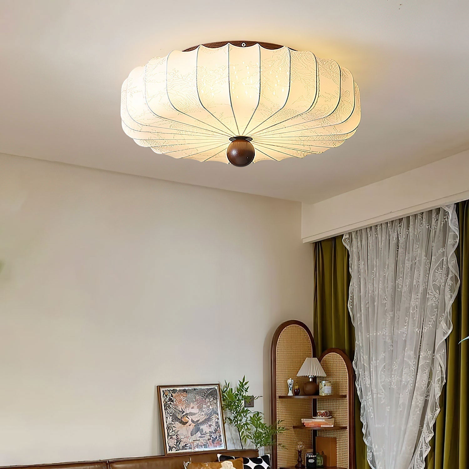 Lotus Tissu Mode Plafonnier Lumière - Neutralighting