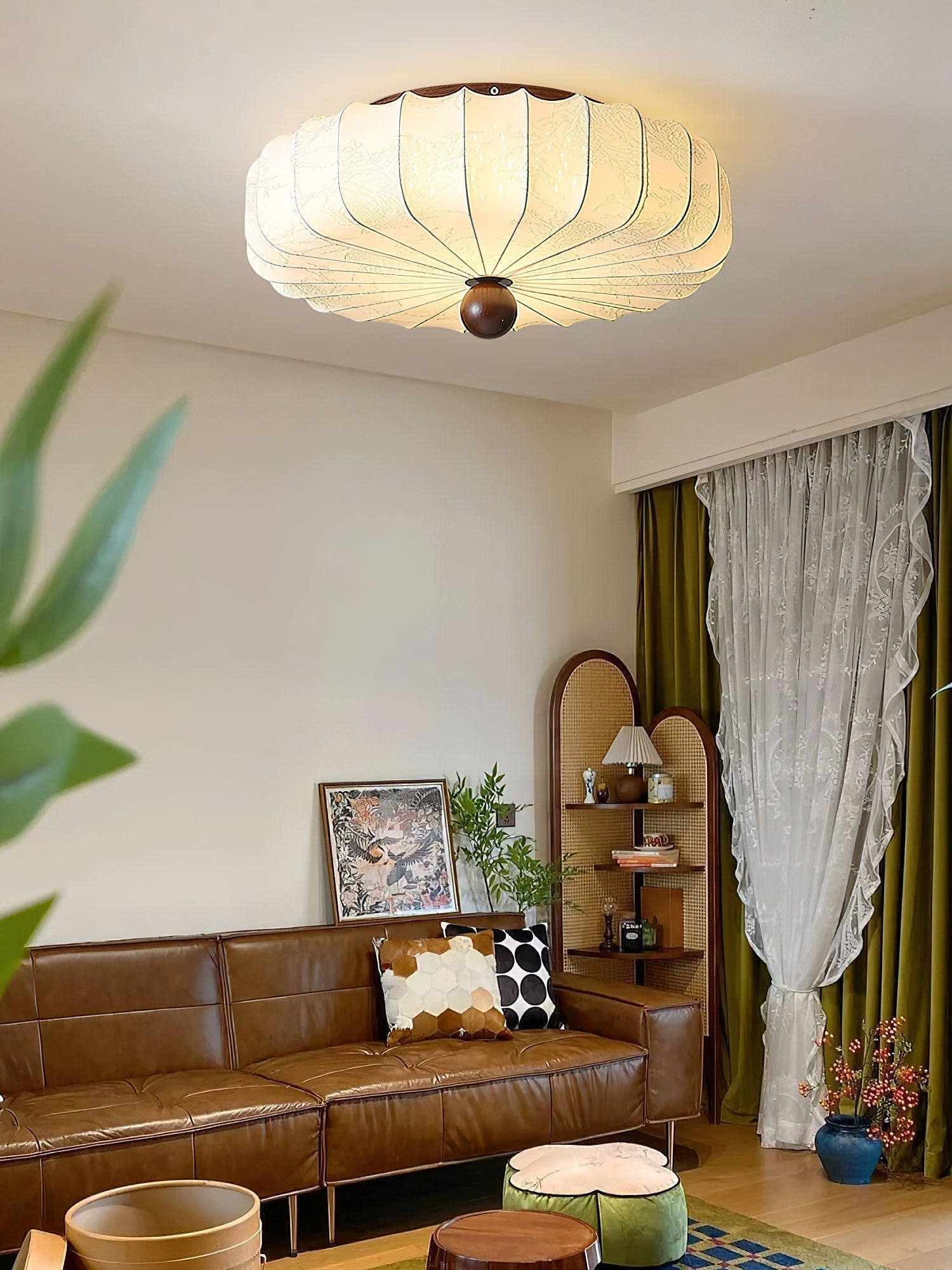 Lotus Tissu Mode Plafonnier Lumière - Neutralighting
