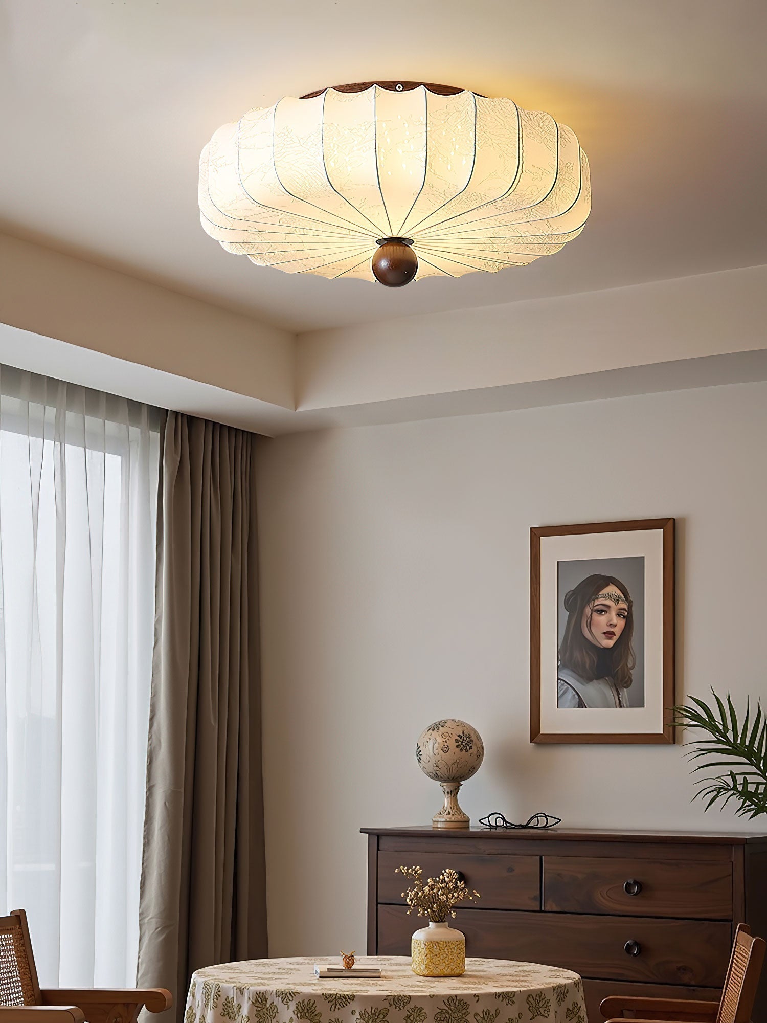 Lotus Tissu Mode Plafonnier Lumière - Neutralighting