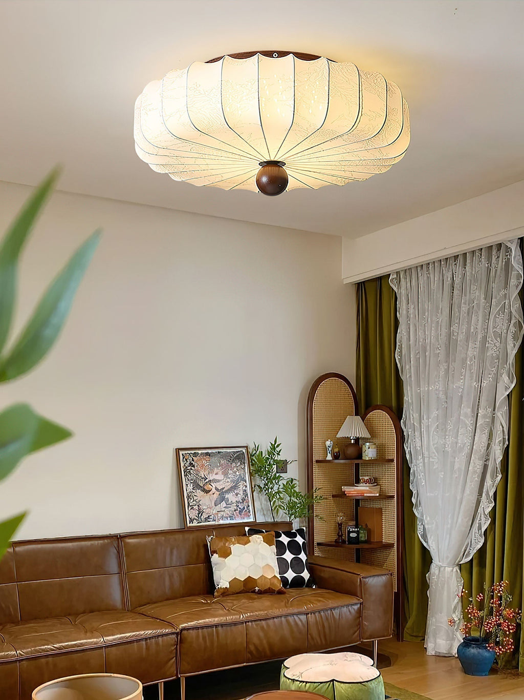 Lotus Tissu Mode Plafonnier Lumière - Neutralighting