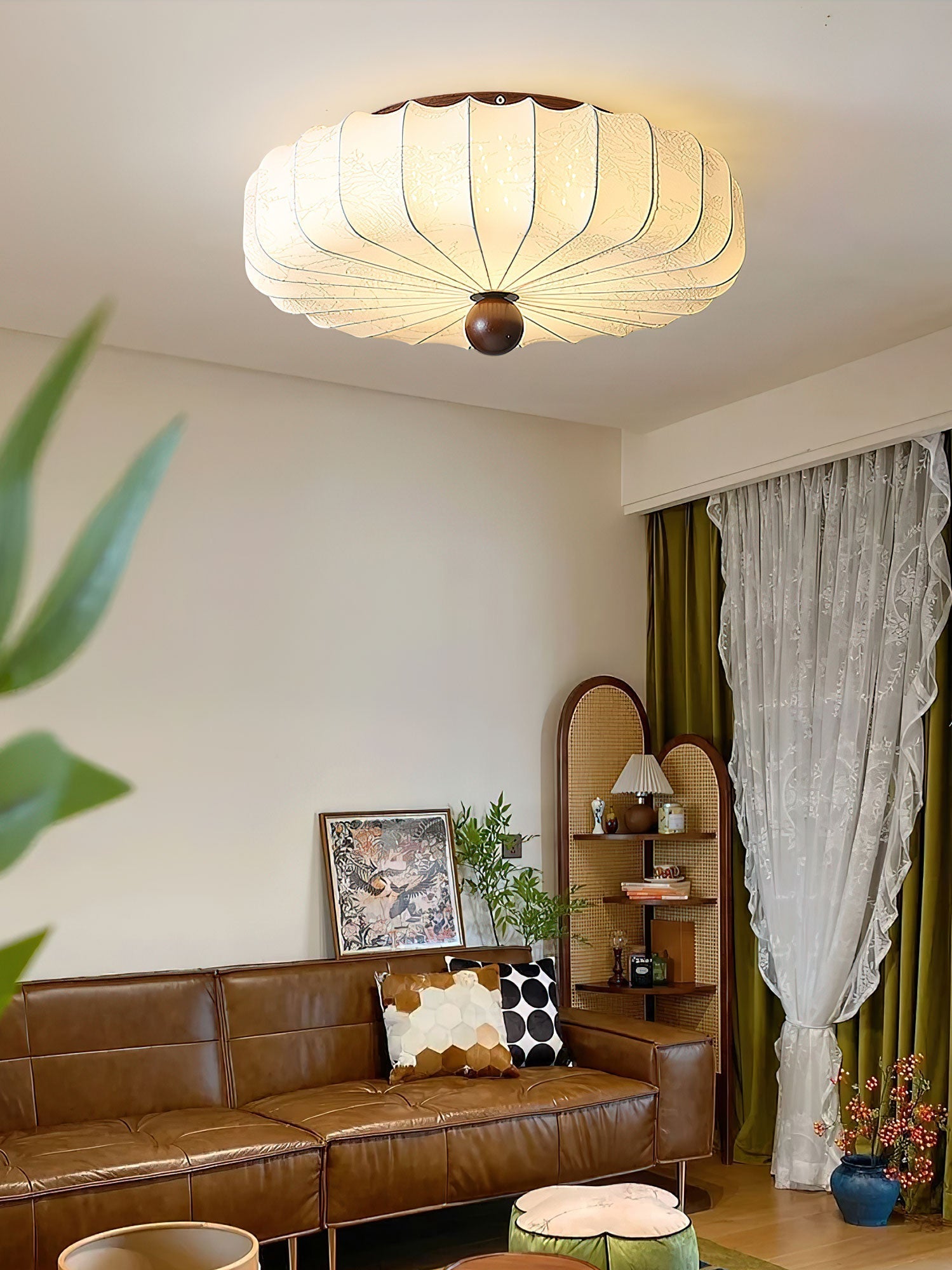 Lotus Tissu Mode Plafonnier Lumière - Neutralighting